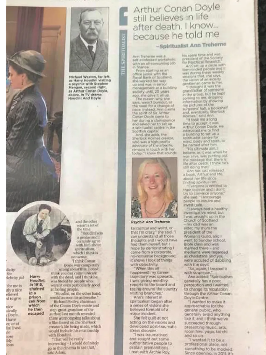 scott canevy on front page of local newspaper